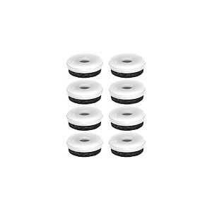 Wagner QuickClick® Patins en Feutre Robuste pour Meubles et chaises - Lot de 8 Patins de Rechange changeables - Naturel - diamètre Ø 25 mm - pour Base Ø 25 mm - Made en Allemagne - 15802800