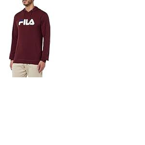 FILA Barumini Sweat à Capuche, Tawny Port, XL Mixte