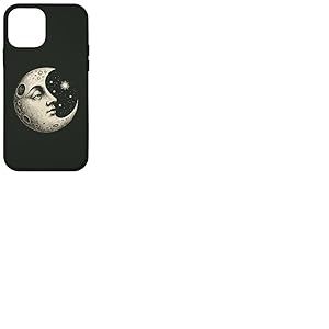 Jumelles T&eacute;lescope plan&egrave;tes Science Vintage Lune-Astronomie Coque pour iPhone 12 Mini
