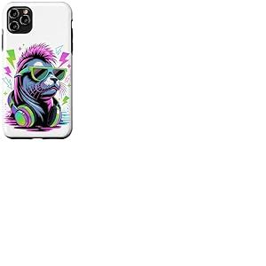 Style Punk Époque Otarie Lunettes de Soleil Coque pour iPhone 11 Pro Max