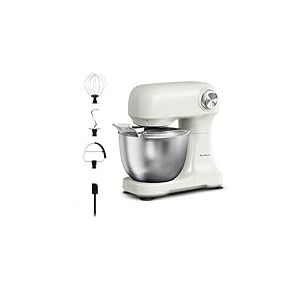 Moulinex, Bake Simple, Robot pâtissier, compact, utilisation facile, Fouet, batteur et crochet petrin, QA141AF0