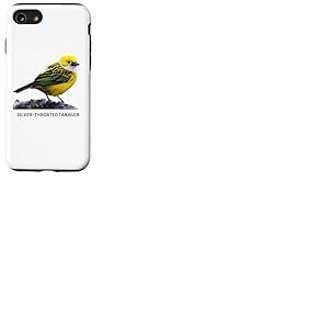 Chemise d'oiseau Tangara &agrave; Gorge argent&eacute;e Ornithologie Coque pour iPhone SE (2020) / 7/8