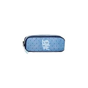 Pepe Jeans Noni Denim Trousse Bleue 22 x 7 x 3 cm Polyester by Joumma Bags, Bleu, Talla &uacute;nica, Trousse