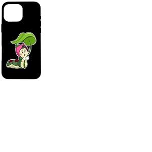 Caterpillar avec Feuille comme Parasol Coque pour iPhone 16 Pro Max