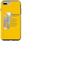 Fier Joueur de Euphonium Humour Dr&ocirc;le pour Fiert&eacute; Brass Band Coque pour iPhone 7 Plus/8 Plus