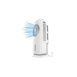 Cecotec - Rafraîchisseur d’Air EnergySilence 3500 Cool Compact Smart - 60 W, Diamètre 104 cm, 3 Vitesses, Diffuseur d'Arômes et Oscillation 50°, Utilisation Facile, Poignée de Transport