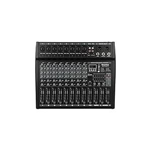 Thornton Axispower 8 &ndash; Console de mixage 8 canaux avec amplificateur int&eacute;gr&eacute;, streaming Bluetooth et lecteur MP3 USB/SD