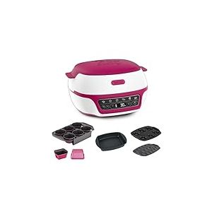 Tefal Cake Factory Délices, Four à gâteaux intelligent, 5 programmes auto + mode manuel, Moules muffins, cakes, madeleines et donuts inclus, YY5716FG