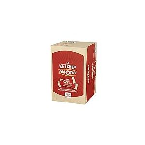 AMORA Ketchup Boite Présentoir 200 Dosettes 10 ml 100 g