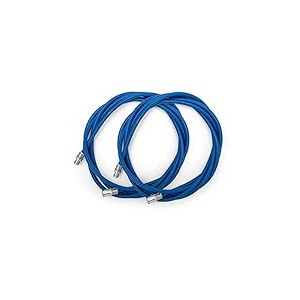 BARETTO Rallonge Flexible Acier Bleu pour Kit Ramonage Poêle à Granulés, Rallonge pour Nettoyage Poêles, Convient aux Poêles à Granulés avec Courbes à 90°, 2 Rallonges de 3 Mètres (6 M)