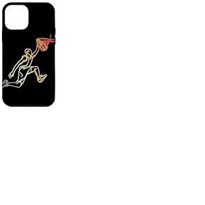 Basket-Ball Vintage Croquis de Basket-Ball Coque pour iPhone 12 Mini