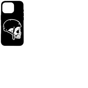 T&ecirc;te de Mort avec Casque de Skateboard Coque pour iPhone 16 Pro