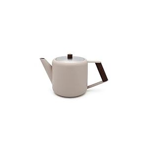 Bredemeijer - Th&eacute;i&egrave;re double paroi Duet Design Boston - 1,1 litre - Acier inoxydable - Sable