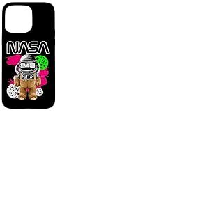 NASA Ours en Peluche Astronaute Stamford Drôle Worm Logo Coque pour iPhone 15 Pro Max