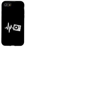 Platine Heartbeat DJ Vinyl Record Music Line Coque pour iPhone SE (2020) / 7/8