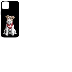 I Love Mom Fil de Fer Fox Terrier Lover Dog Fête des Mères Coque pour iPhone 14 Plus