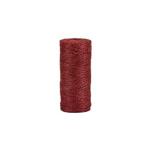 La cordeline Ficelle Jute Rouge Framboise, 160m Ø 2 mm pour Jardinage, Bricolage, travaux manuels et DIY