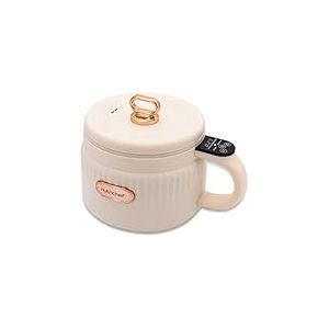 NutriChef Cuiseur &agrave; Riz &Eacute;lectrique Portable 1,5 L (6 Tasses) &ndash; Multicuiseur &agrave; Rev&ecirc;tement C&eacute;ramique, &Eacute;cran Num&eacute;rique et 6 Programmes