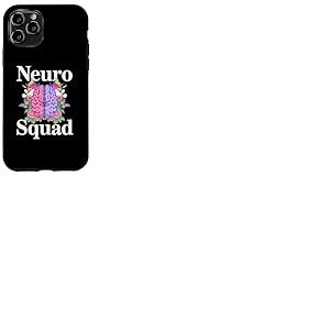 Neuro Squad Floral Brain Neurologie Neuro Nurse Team Coque pour iPhone 11 Pro