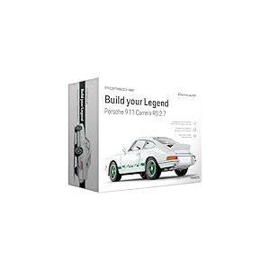 Franzis 67267 - Porsche 911 Carrera RS 2.7 - Build Your Legend - Kit de mod&eacute;lisme d&eacute;taill&eacute; avec Module sonore, &eacute;clairage LED, Livre d'accompagnement