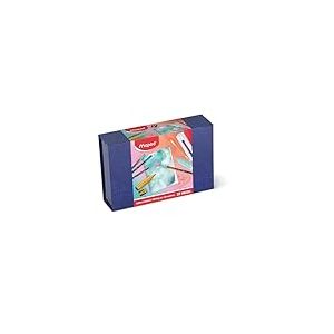 Maped - Coffret d'écriture 27 Pièces - 15 Feutres Fins Graph'Peps Deco 0.4mm + 4 Surligneurs - Idéal pour Scrapbooking, Bullet Journal