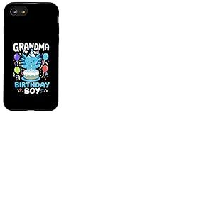La grand-mère du garçon d'anniversaire Axolotl Bday Family Matching Coque pour iPhone SE (2020) / 7 / 8