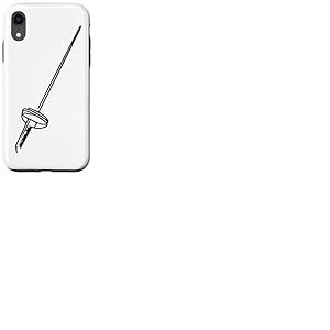 Escrime Esquisse d'escrime Équipe d'escrime Coque pour iPhone XR
