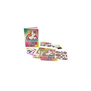DIAMANTINY- Diamant-Nice Group Crystal Art Diamond Painting Kit avec Agenda Licorne à décorer et Personnaliser avec Pierres précieuses 3D, 90006