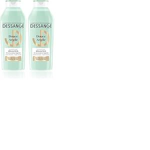 DESSANGE - Shampoing R&eacute;gulateur Douce Argile - Formule Enrichie En Acide Salicylique & Argile Blanche - Purifie Les Racines & Adoucit Les Pointes - Racines Grasses & Pointes S&egrave;ches - 280ml (Lot de 2)