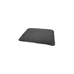 JACK AND VANILLA, Coussin Ovale Ergonomique pour Animaux, Confort Optimal, Design &eacute;l&eacute;gant, Facile &agrave; Entretenir, Taille 120 x 80 x 20 cm, Couleur Gris fonc&eacute;, Mod&egrave;le Nimba