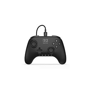 Manette filaire PowerA Advantage pour Nintendo Switch 2 - Noir, Sous licence officielle, Effet Hall, Boutons programmables, Manette Pro, Bouton C, Commandes audio int&eacute;gr&eacute;es