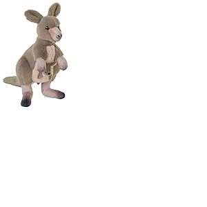 Wild Republic Artist Collection Eco Kangourou, Peluche, 38 cm, Jouet en Peluche