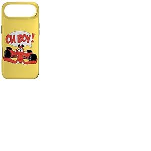 Disney Mickey Mouse Racing Team "Oh Boy!" Race Car Driver Coque pour iPhone Air