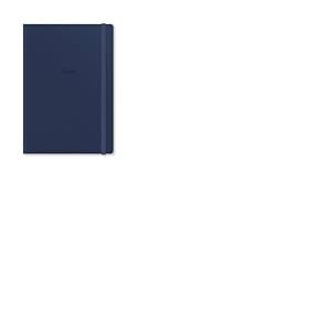 Letts of London Agenda semainier 2025 Edge A5 avec notes Bleu marine