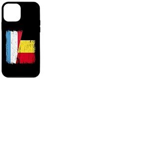 Maillot belge luxembourgeois demi drapeau belge luxembourgeois Coque pour iPhone 12 mini