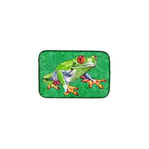 Caroline's Treasures 8688DDM Tapis de séchage Motif grenouille Multicolore 35,6 x 53,3 cm