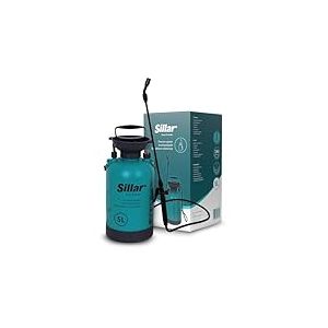 Sillar 5L Pulvérisateur à Pression avec Lance réglable et soupape de sécurité | Pulvérisateur de Jardin pour l'entretien des Plantes, Le désherbage, Les Arbres fruitiers, Protection des Plantes