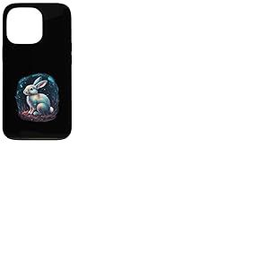 Lapin magique de lapin avec des couleurs d'eau look Coque pour iPhone 13 Pro