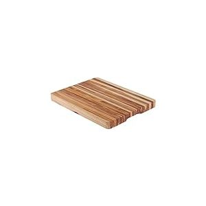 Billot de boucher en bois de teck FSC 50x38x4cm (XL)