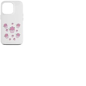 Illustration Mignonne du d&eacute;sert Rose Cupcakes et Roses Coque pour iPhone 13 Pro