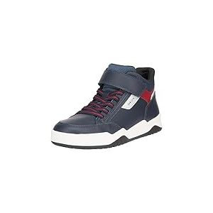 Geox Garçon J Perth Boy Basket, Navy Red, 41 EU