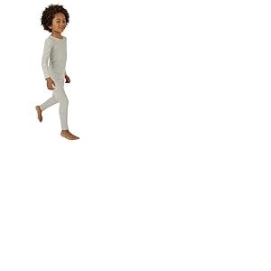 Damart - Cale&ccedil;on Long Thermolactyl C&ocirc;tes Molletonn&eacute;es Enfant Gris Chin&eacute; Taille 6ANS