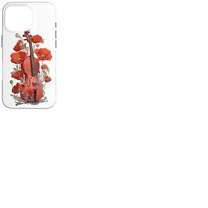 Violon Fleurs Musique Classique Musicien Violon Vintage Coque pour iPhone 16 Pro