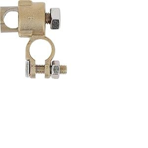 Restagraf - Cosse de Batterie à Double Serrage - Borne Positive - Compatible Poids Lourds Essence & Diesel - Connexion Fiable pour Fils de 65 à 95 mm² - Réf. 225202 - Boîte de 1