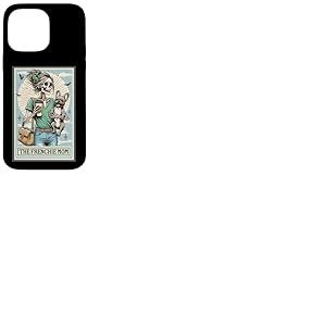Le bouledogue français maman squelette saison effrayante Halloween Coque pour iPhone 14 Pro Max