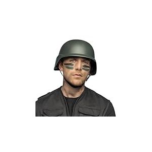 Boland - Helm Army, Casque militaire, Couvre-chef pour déguisement, Accessoires pour déguisements de carnaval, Carnaval, Fête à thème, verde
