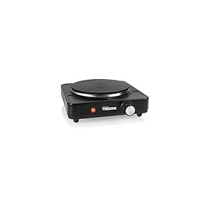 Tristar Plaque de cuisson électrique - Feu simple - Pour logement étudiant, camping, kitchenette - 18,5 cm de diamètre - Thermostat réglable - 1 500 W