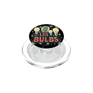 J'aime Les Grosses Ampoules pour Les Amateurs de Look de Noël coquins PopSockets PopGrip pour MagSafe