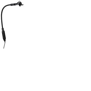 JTS Micro d'instrument &eacute;lectrique CX-516W - Pour accord&eacute;on, piano, instrument &agrave; vent - Micro col de cygne avec &eacute;tui de transport et protection contre le vent - Noir