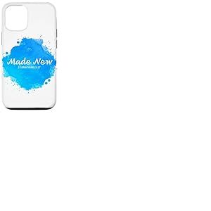 Made New in Jesus Christ, Christian Faith Baptism 2 Cor 5:17 Coque pour iPhone 12/12 Pro
